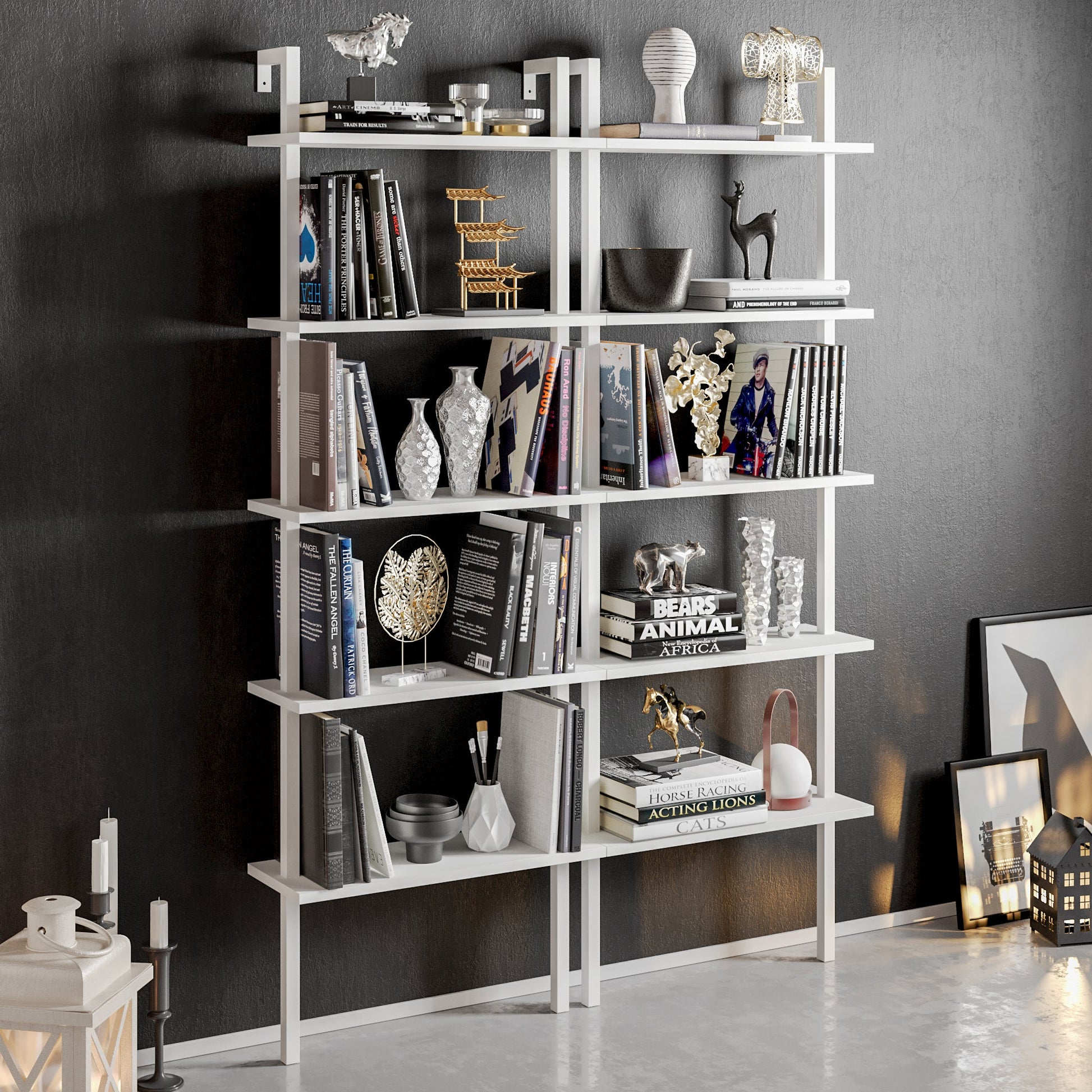 PIANTE BOOKCASE - White by DECOROTIKA | Souqify
