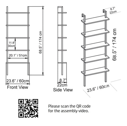PIANTE BOOKCASE - White by DECOROTIKA | Souqify
