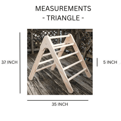 Pikler Set: Foldable Triangle, Ramp, Arch 3 in 1 by Home Decor | Souqify