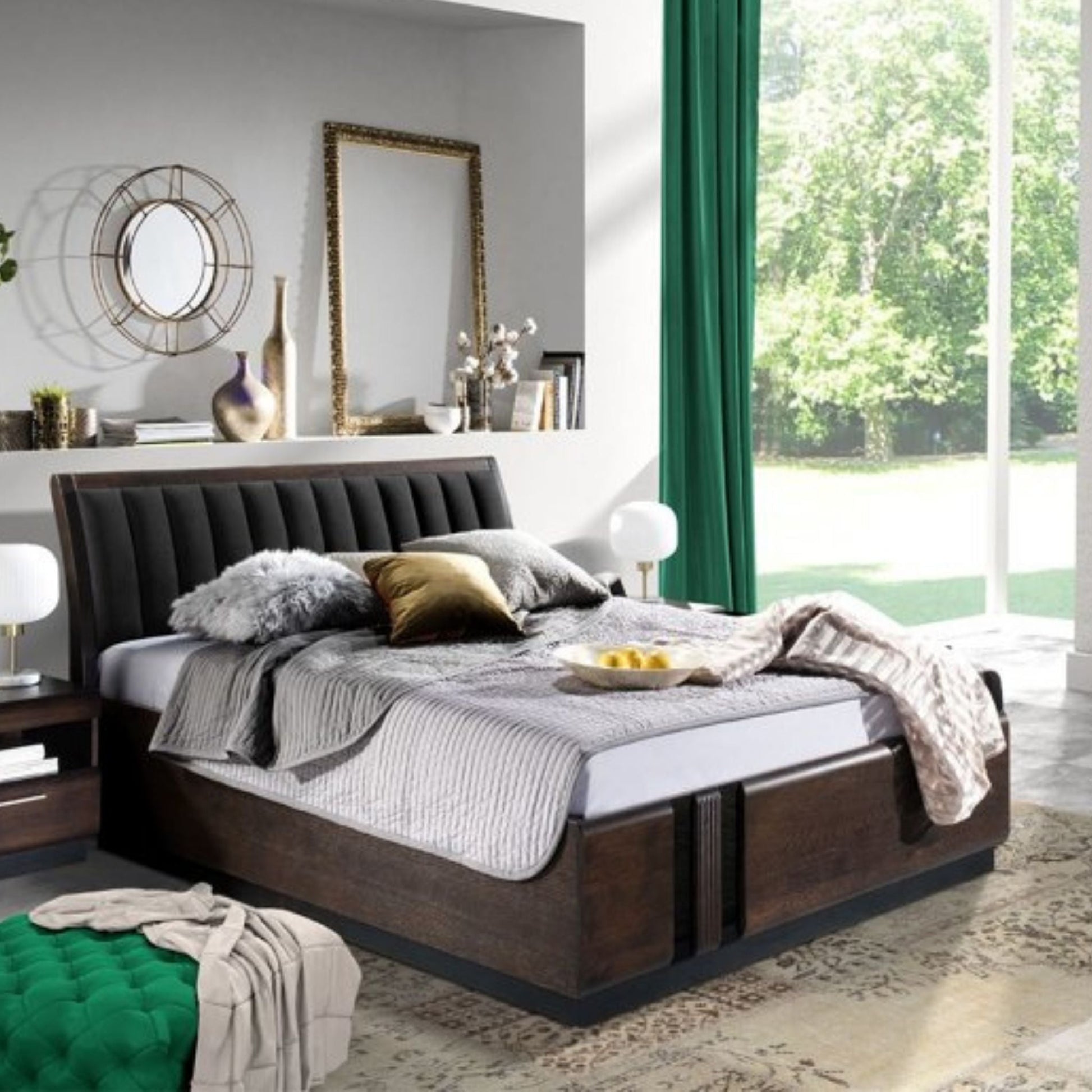 PORTI Bed with Mattress Frame | Premium Quality by EWOODS | Souqify