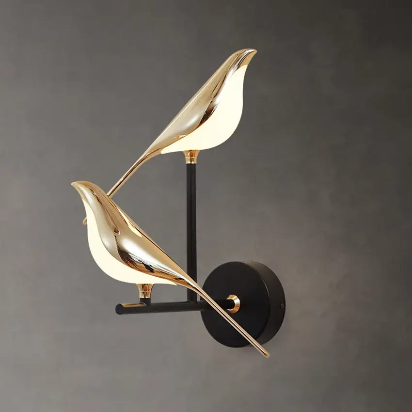 Postmodern Bird Led Wall Lamp Acrylic Bedroom Bedside Wall Sconce Hallway Aisle Staircase Indoor Wall Light Fixtures by Zhongsan | Souqify