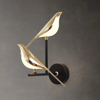 Postmodern Bird Led Wall Lamp Acrylic Bedroom Bedside Wall Sconce Hallway Aisle Staircase Indoor Wall Light Fixtures by Zhongsan | Souqify