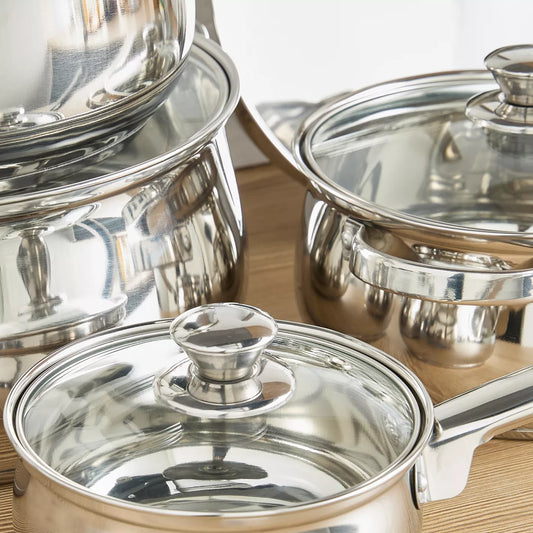 Creste 11-Piece Stainless Steel Cookware Set