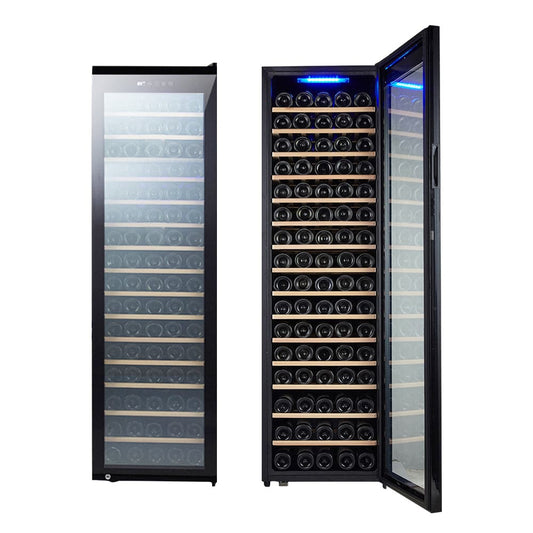 COOLBABY CZBX19 12 Bottles of Constant Temperature & Humidity Electronic Beverage Wine Cooler Freestanding Mini Wine Fridge Cabinet