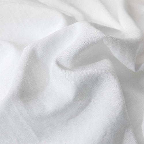Premium King size 6 pieces Bedding Set without filler, Plain Snow White Color by 5 | Souqify