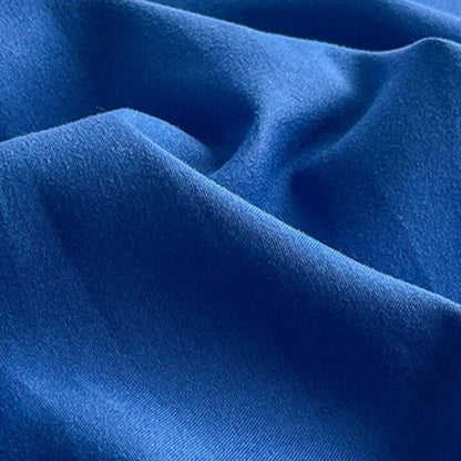 Premium King Size Korean Reversible Bedding Set, Plain Grey and Blue Color. by 5 | Souqify