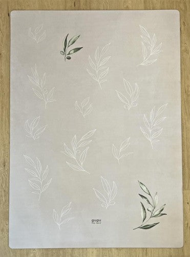 PRIME Olive Garden Big rubber mat Rectangular mat. Dimensions: 118cm x 180cm x 5mm by Dinkids-Gugu the Hero | Souqify