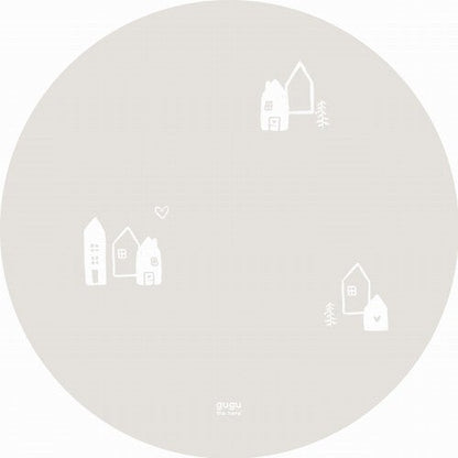 PRIME Scandi Mist Circle rubber mat Round mat. Dimensions: Ø118cm x 5mm by Dinkids-Gugu the Hero | Souqify