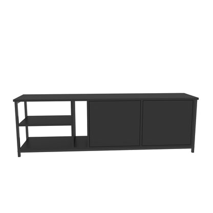 Primrose TV Unit - Black-Antrasit by DECOROTIKA | Souqify