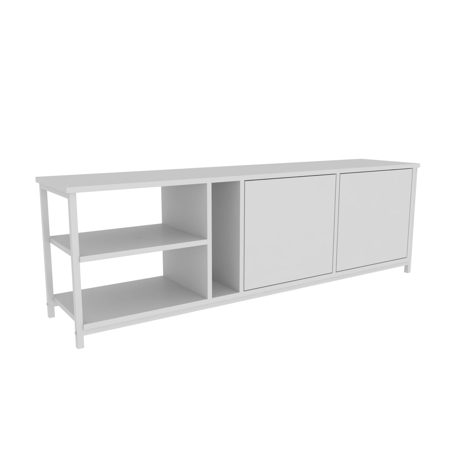 Primrose TV Unit - White-White by DECOROTIKA | Souqify