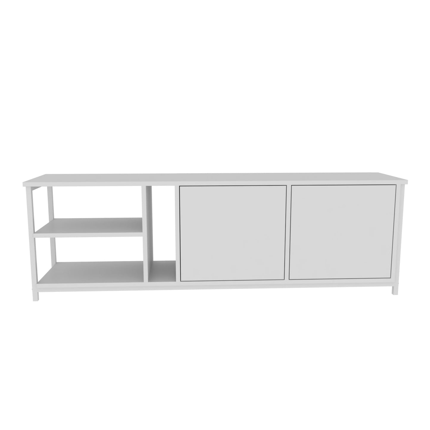 Primrose TV Unit - White-White by DECOROTIKA | Souqify