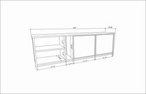 Primrose TV Unit - White-White by DECOROTIKA | Souqify