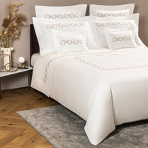 Links Embroidered Duvet Cover