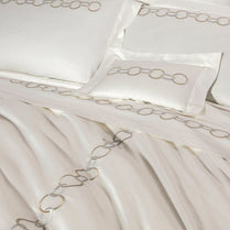 Links Embroidered Pillow Case Sham