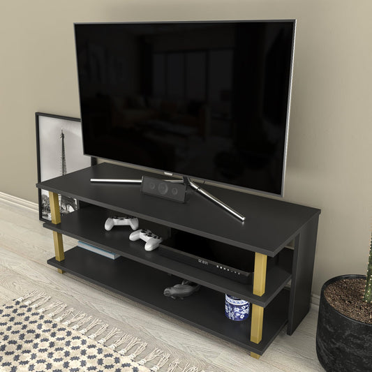 Pueblo TV Unit - Gold-Antras?t by DECOROTIKA | Souqify