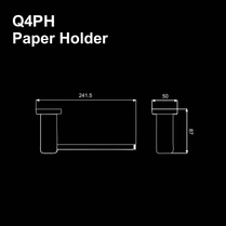 Q4PH - QUATRIO Series Paper Holder - Bathroom Accessories by TUSCANI | Souqify