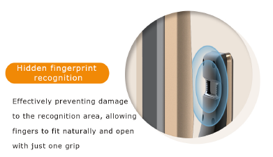 QB40 - Smart Locks 76 x 430 x 76 mm Aluminum Alloy +Tempered glass process by UIELOCK | Souqify