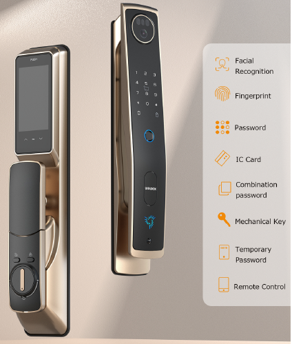 QB50 - Smart Locks 75 x 427 x 52.5 mm Aluminum Alloy +IML Process by UIELOCK | Souqify