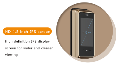 QB70 - Smart Locks 68 x 466 x 58.8 mm Aluminum Alloy +IML Process by UIELOCK | Souqify
