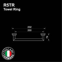 R5TR - RONDANA Series Towel Ring - Bathroom Accessories by TUSCANI | Souqify