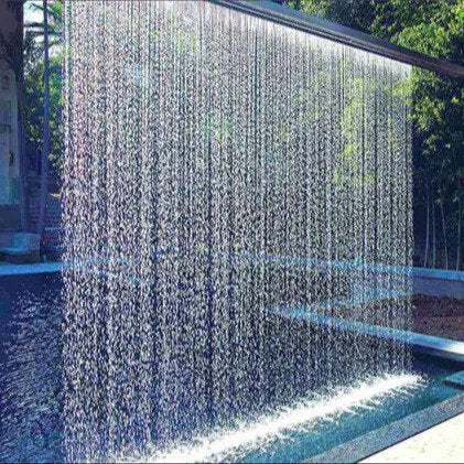 Rain Curtain Water Feature | Ondooe and Outdoor Fountains by Aquatic Pools & Fountains LLC | Souqify