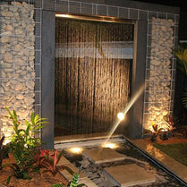 Rain Curtain Water Feature | Ondooe and Outdoor Fountains by Aquatic Pools & Fountains LLC | Souqify