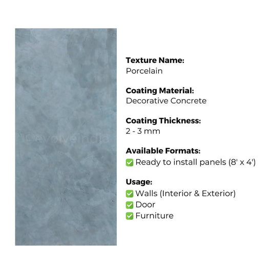 Ready to Install Wall Panels - 111 Liquid Metal over ACP backing 1.2m X 2.4m by Evolve | Souqify