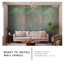 Ready to Install Wall Panels -117 Liquid Metal over ACP backing 1.2m X 2.4m by Evolve | Souqify