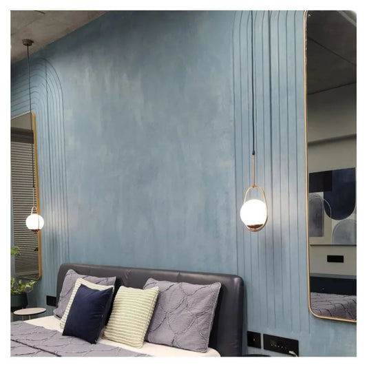 Ready to Install Wall Panels - 13 Liquid Metal over ACP backing 1.2m X 2.4m by Evolve | Souqify