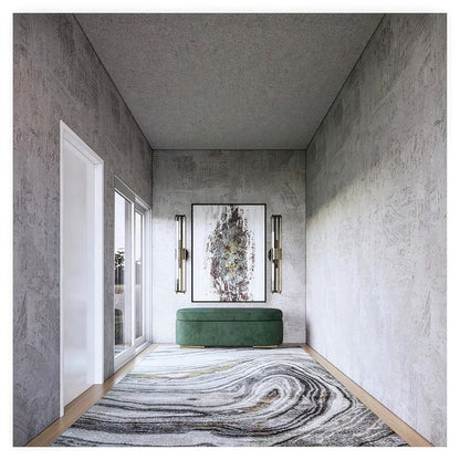 Ready to Install Wall Panels - 23 Liquid Metal over ACP backing 1.2m X 2.4m by Evolve | Souqify