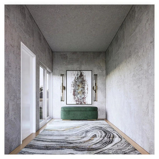 Ready to Install Wall Panels - 23 Liquid Metal over ACP backing 1.2m X 2.4m by Evolve | Souqify