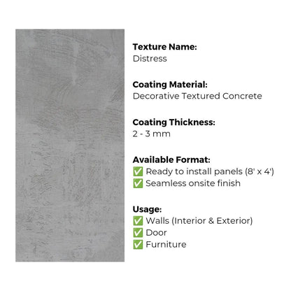 Ready to Install Wall Panels - 23 Liquid Metal over ACP backing 1.2m X 2.4m by Evolve | Souqify