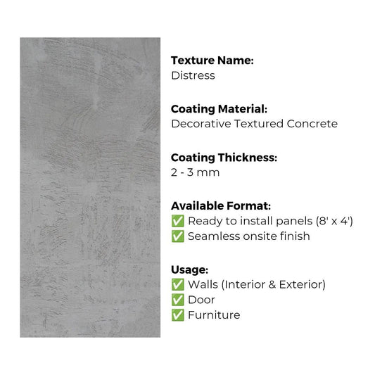 Ready to Install Wall Panels - 23 Liquid Metal over ACP backing 1.2m X 2.4m by Evolve | Souqify