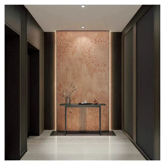Ready to Install Wall Panels - 44 Liquid Metal over ACP backing 1.2m X 2.4m by Evolve | Souqify
