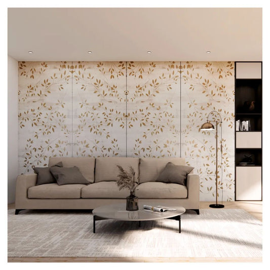 Ready to Install Wall Panels - 46 Liquid Metal over ACP backing 1.2m X 2.4m by Evolve | Souqify