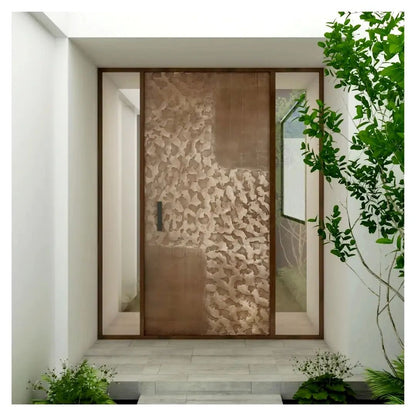 Ready to Install Wall Panels - 51 Liquid Metal over ACP backing 1.2m X 2.4m by Evolve | Souqify