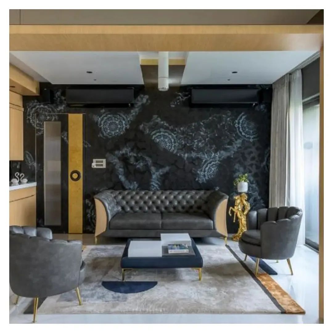 Ready to Install Wall Panels -58 Liquid Metal over ACP backing by Evolve | Souqify