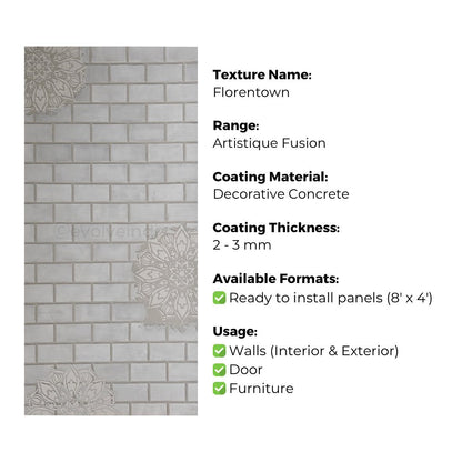 Ready to Install Wall Panels - 79 Liquid Metal over ACP backing 1.2m X 2.4m by Evolve | Souqify