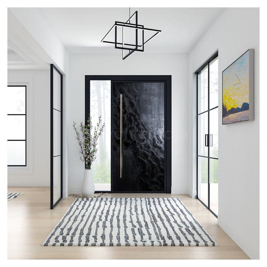 Ready to Install Wall Panels - 80 Liquid Metal over ACP backing 1.2m X 2.4m by Evolve | Souqify