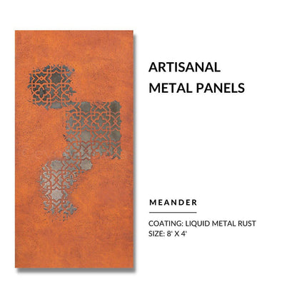 Ready to Install Wall Panels - 99 Liquid Metal over ACP backing 1.2m X 2.4m by Evolve | Souqify