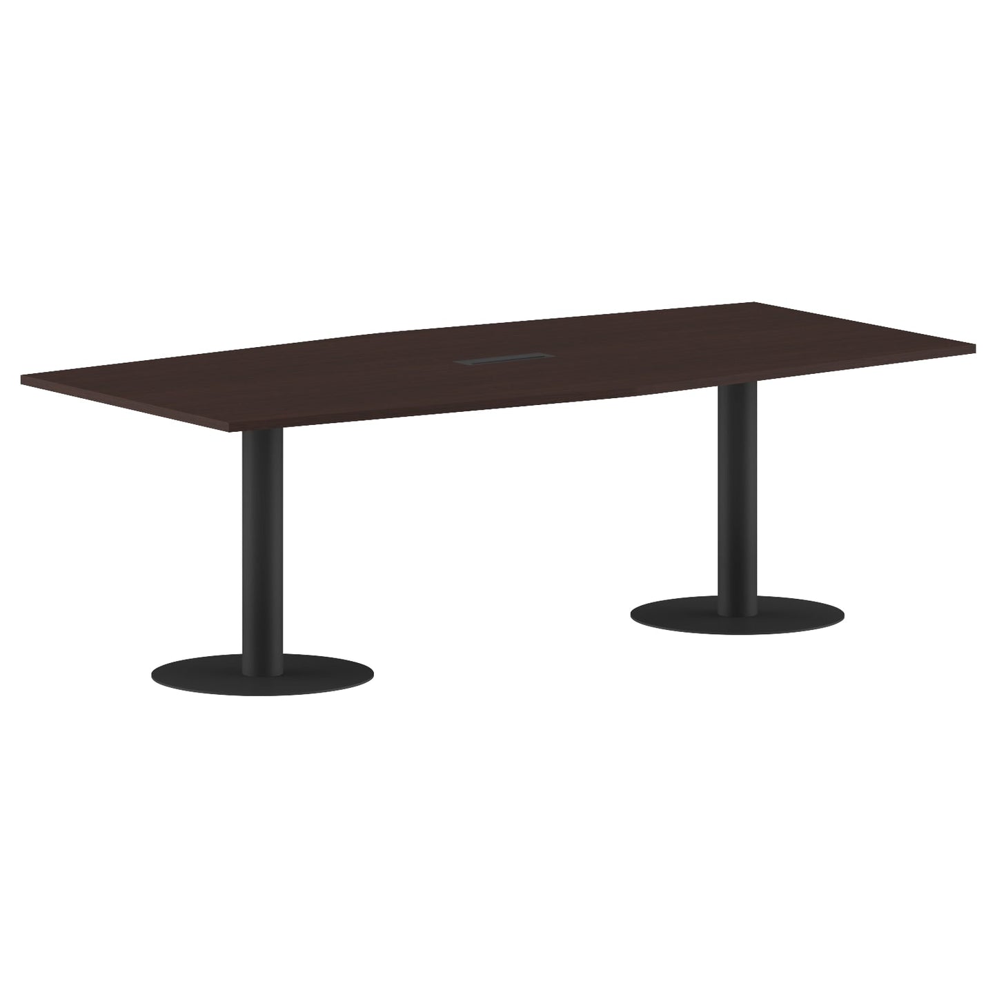 RECTANGLE SHAPE MEETING TABLE, MADE IN E1 LAMINATE CHIPBOPARD, WITH METAL LEGS by Treejar | Souqify