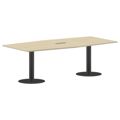 RECTANGLE SHAPE MEETING TABLE, MADE IN E1 LAMINATE CHIPBOPARD, WITH METAL LEGS by Treejar | Souqify
