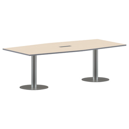 RECTANGLE SHAPE MEETING TABLE, MADE IN E1 LAMINATE CHIPBOPARD, WITH METAL LEGS by Treejar | Souqify