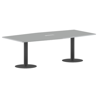 RECTANGLE SHAPE MEETING TABLE, MADE IN E1 LAMINATE CHIPBOPARD, WITH METAL LEGS by Treejar | Souqify
