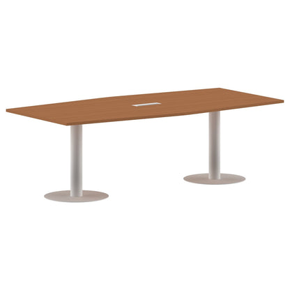 RECTANGLE SHAPE MEETING TABLE, MADE IN E1 LAMINATE CHIPBOPARD, WITH METAL LEGS by Treejar | Souqify