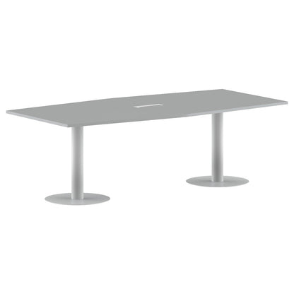 RECTANGLE SHAPE MEETING TABLE, MADE IN E1 LAMINATE CHIPBOPARD, WITH METAL LEGS by Treejar | Souqify