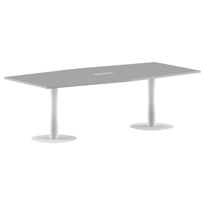RECTANGLE SHAPE MEETING TABLE, MADE IN E1 LAMINATE CHIPBOPARD, WITH METAL LEGS by Treejar | Souqify