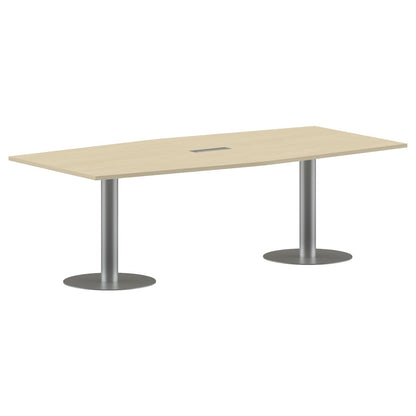 RECTANGLE SHAPE MEETING TABLE, MADE IN E1 LAMINATE CHIPBOPARD, WITH METAL LEGS by Treejar | Souqify