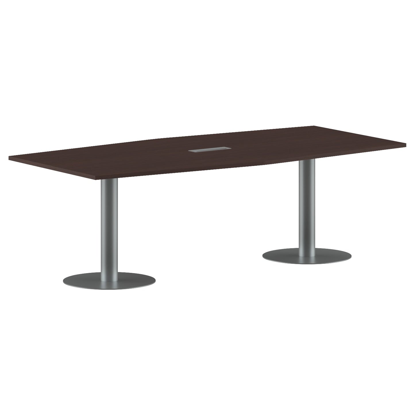 RECTANGLE SHAPE MEETING TABLE, MADE IN E1 LAMINATE CHIPBOPARD, WITH METAL LEGS by Treejar | Souqify