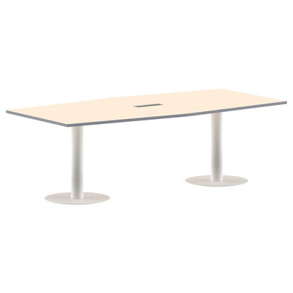 RECTANGLE SHAPE MEETING TABLE, MADE IN E1 LAMINATE CHIPBOPARD, WITH METAL LEGS by Treejar | Souqify